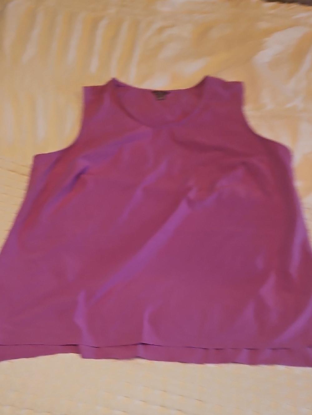 Purple Sleeveless Women's Top Xl